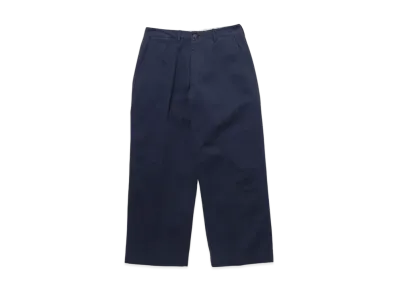 BEAMS MIL Trousers Herringbone "Navy"