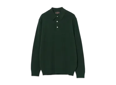 BEAMS Knit Polo 12G "Green"