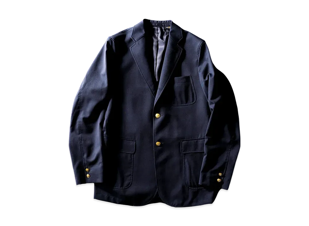 BEAMS 3B Blazer Combat Wool "Navy"