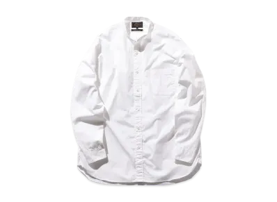 BEAMS Band Collar 120/3 Broad Classic Fit "White"