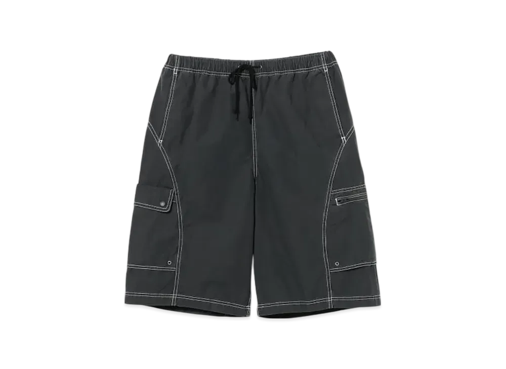 BEAMS Fade Tech Shorts "Black"