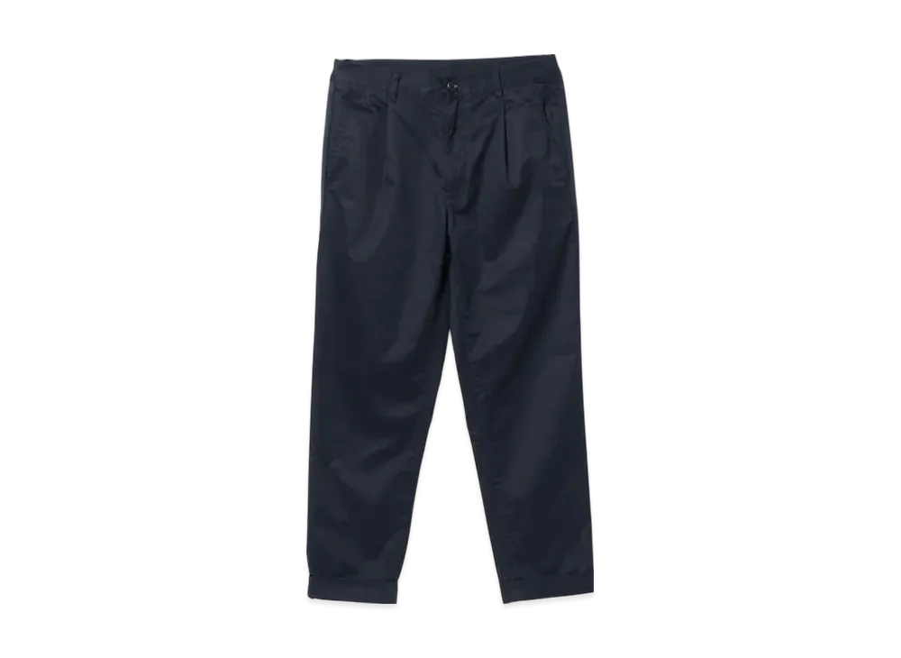 BEAMS 1 Pleat 80/3 Twill "Navy"