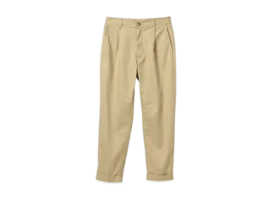 BEAMS 1 Pleat 80/3 Twill "Beige"