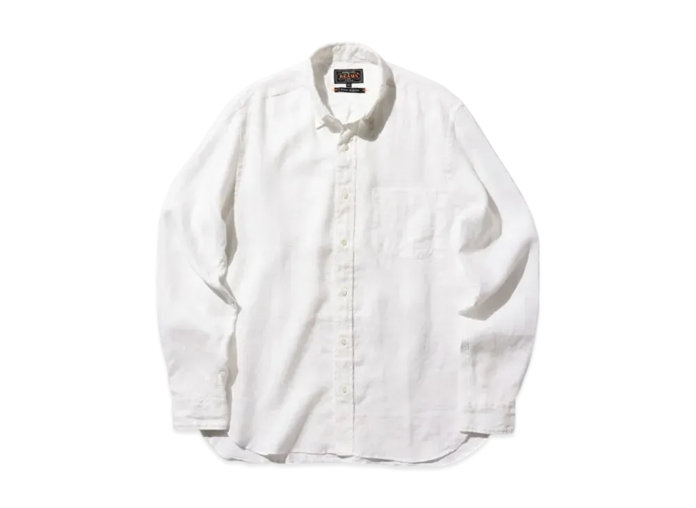 BEAMS B.D. LINEN SOLID "White"