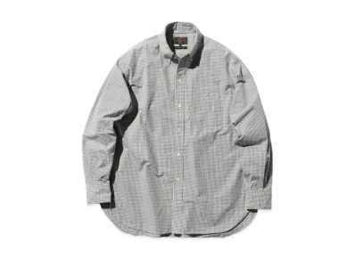 BEAMS B.D. Classic-fit Typewriter Plaid "White"