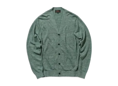 BEAMS Cardigan Linen "Green"
