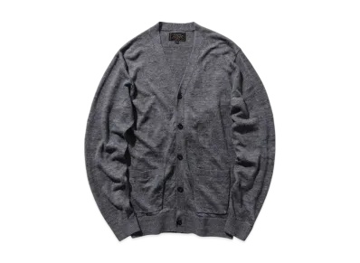 BEAMS Cardigan Linen "Navy"