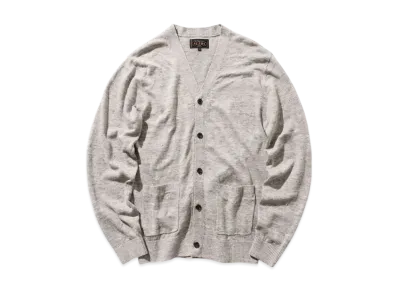 BEAMS Cardigan Linen "Gray"