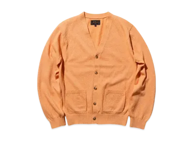 BEAMS Cardigan Boucle "Orange"