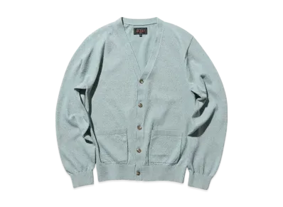 BEAMS Cardigan Boucle "Sax"