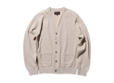 BEAMS Cardigan Boucle "Beige"
