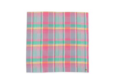 BEAMS Handchief Madras "Pink"