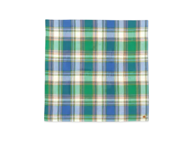BEAMS Handchief Madras "Blue"