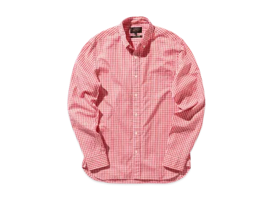 BEAMS B.D. Gingham Check 100/2 Broad "Red"