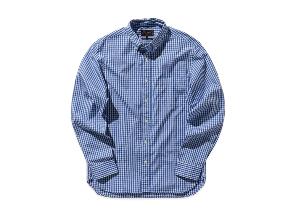 BEAMS B.D. Gingham Check 100/2 Broad "Blue"