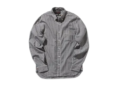 BEAMS B.D. Gingham Check 100/2 Broad "Black"