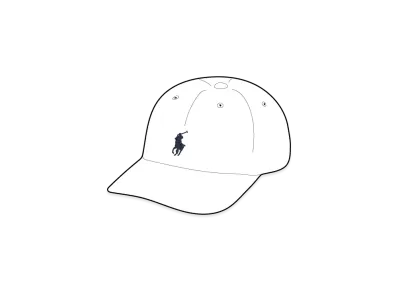 BEAMS x Polo Ralph Lauren Cap "White"