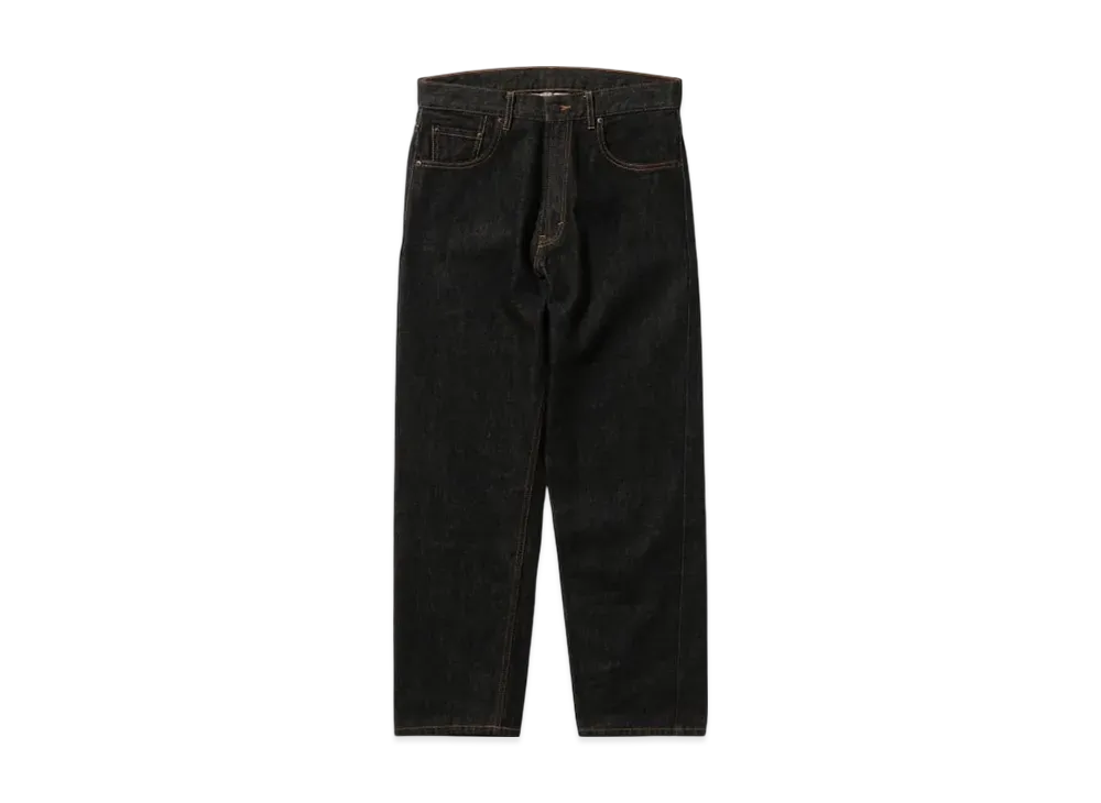 BEAMS 5 Pocket Wide Denim "Black"