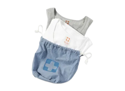 BEAMS 2 Pack Tank Top "White/Gray"