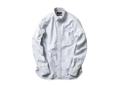 BEAMS B.D. Oxford Candy Stripe "Blue"