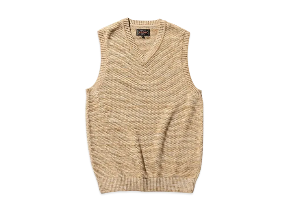BEAMS Mesh Vest "Beige"