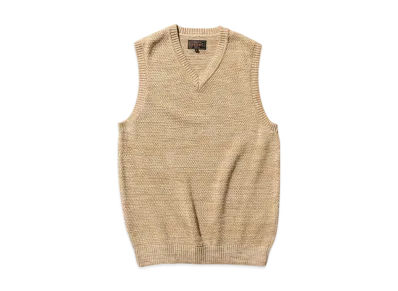 BEAMS Mesh Vest "Beige"