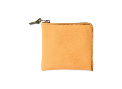 BEAMS Double Zip Wallet "Tan"