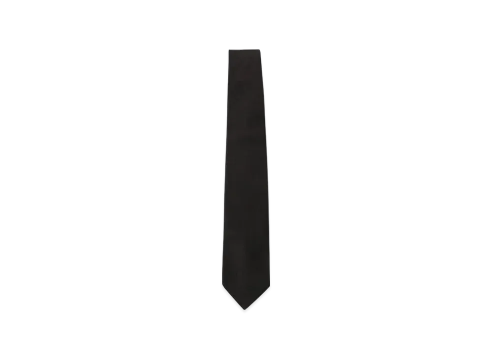 BEAMS Silk Tie Rep "Black"