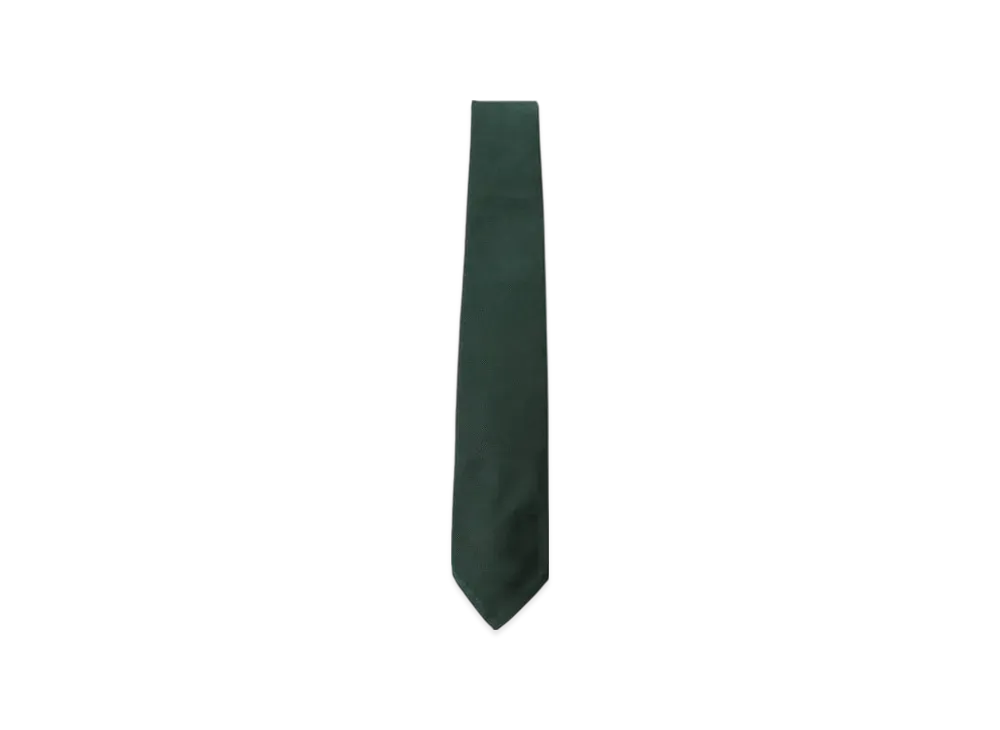 BEAMS Silk Tie Rep "DarkGreen"