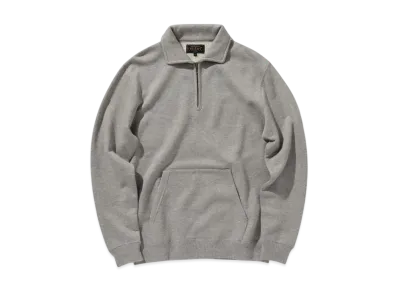 BEAMS Sweat Half Zip "Gray"