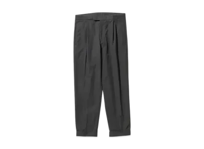 BEAMS 1 Pleat Travel Comfort Cloth "ChacoalGray"