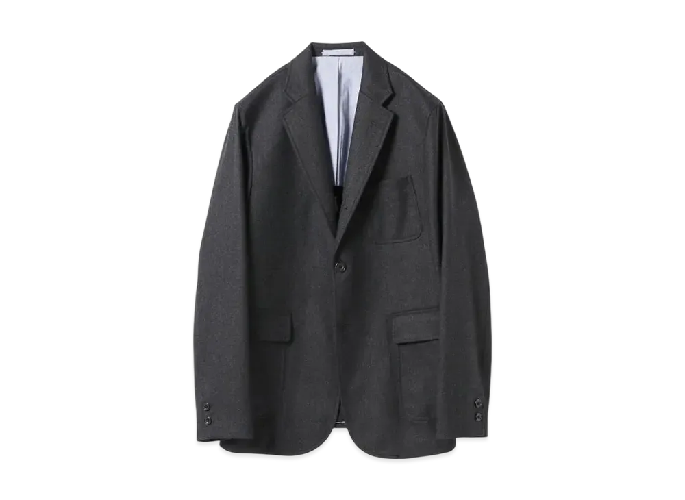 BEAMS 3B Jacket Flannel "ChacoalGray"