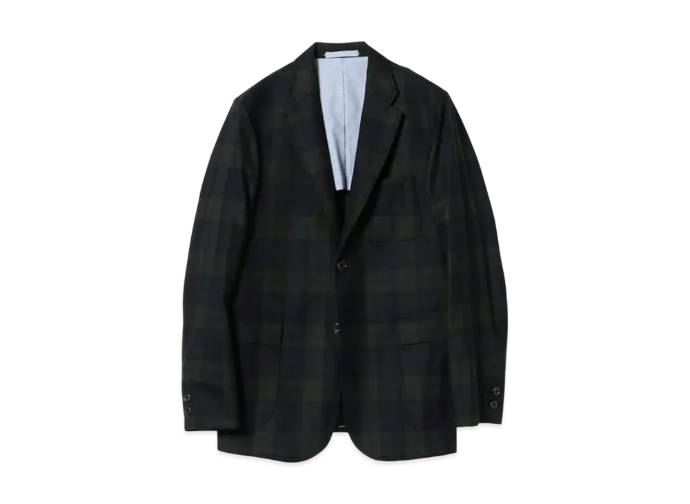 BEAMS 3B Jacket Flannel "BlackWatch"