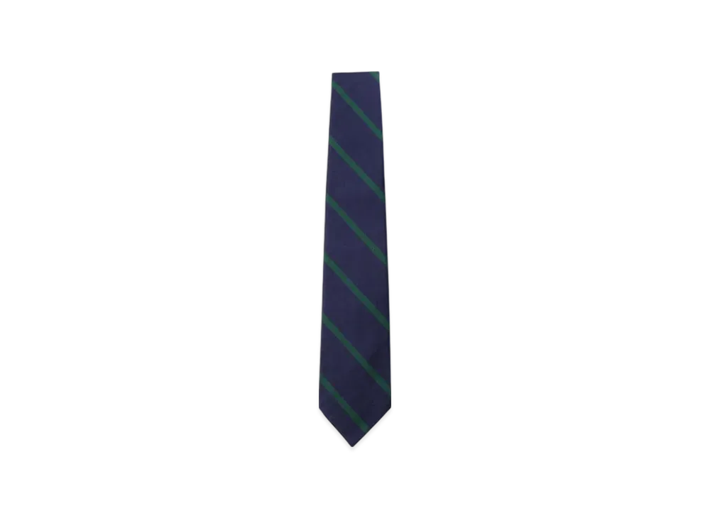 BEAMS Ivy Tie Regimental Bar Stripe "Green"