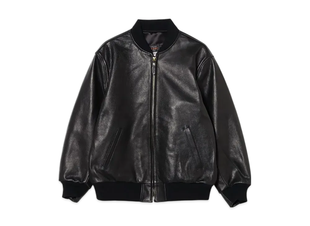 BEAMS Leather Sports Jacket "Black"