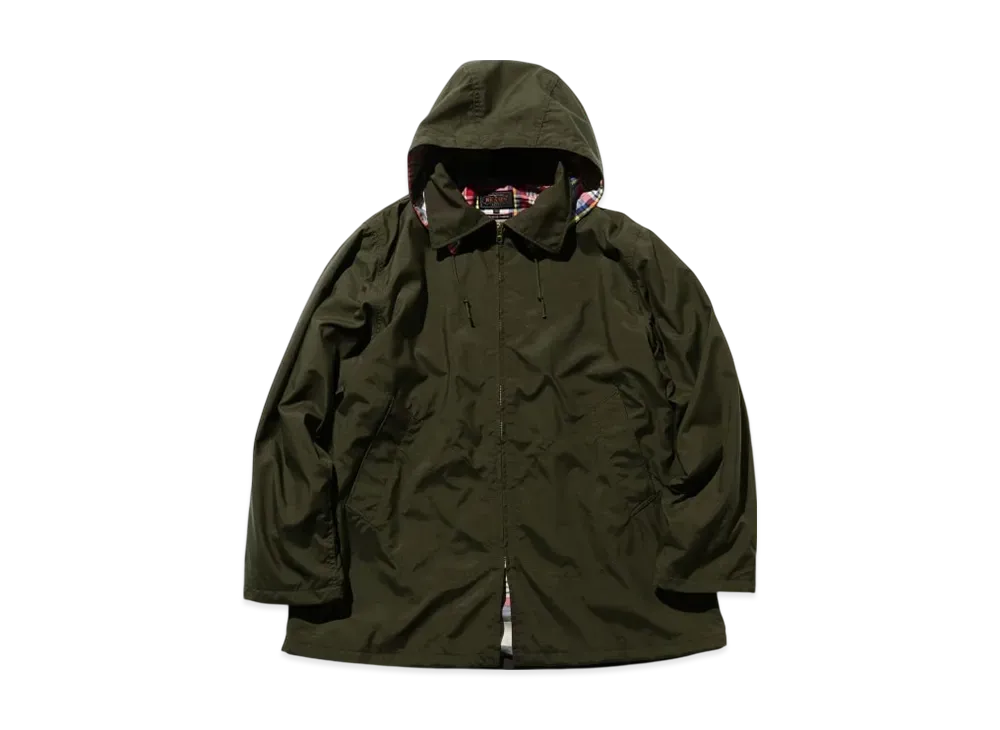 BEAMS Sportsman Coat Nylon Oxford "Olive"