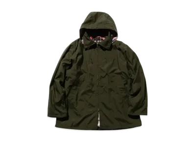 BEAMS Sportsman Coat Nylon Oxford "Olive"