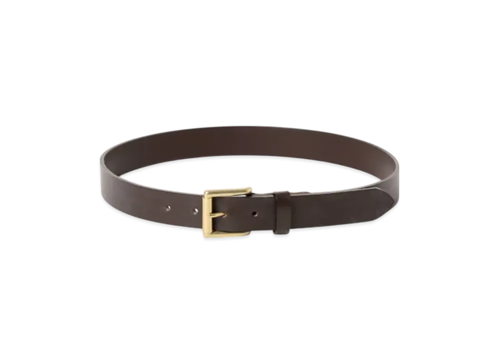 BEAMS Bridle Leather Belt "Brown"