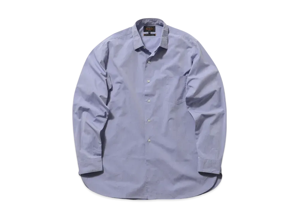 BEAMS REG Collar 120/3 Broad Classic Fit "Blue"