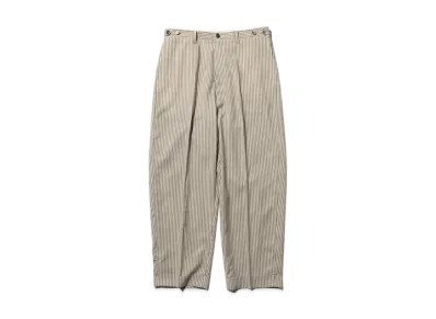 BEAMS IVY Wide Wool Stripe "Brown"