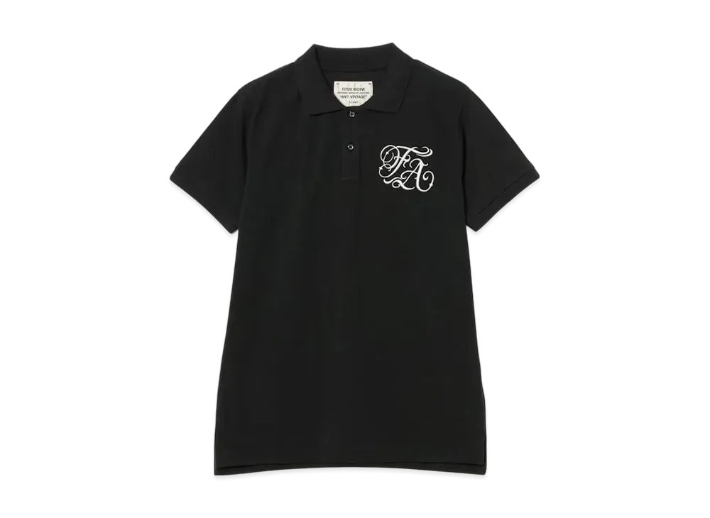 BEAMS Future Archive Logo Polo "Black"