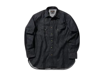 BEAMS Western Shirt Denim Double Dye "O/W"