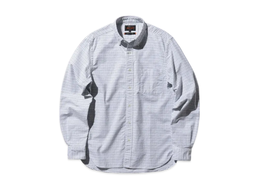 BEAMS B.D. Oxford Tattersall "Blue"