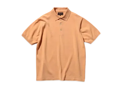 BEAMS Knit Polo 12G "Orange"