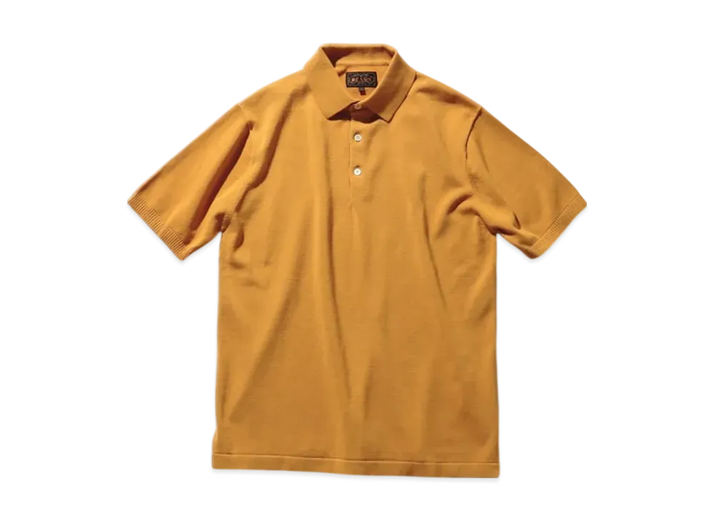 BEAMS Knit Polo 12G "Musterd"