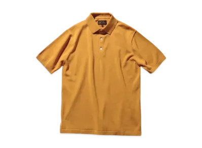BEAMS Knit Polo 12G "Musterd"