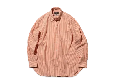 BEAMS B.D. Classic fit Wool Stripe "Orange"