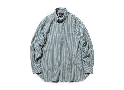 BEAMS B.D. Classic fit Wool Stripe "Blue"