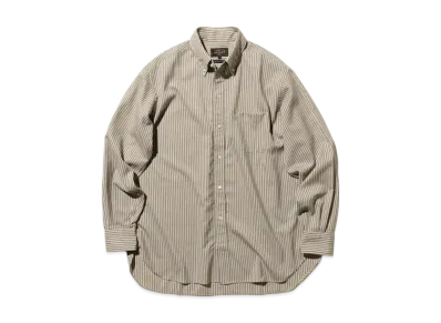 BEAMS B.D. Classic fit Wool Stripe "Brown"