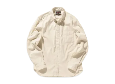 BEAMS B.D. Flannel Solid "OffWhite"